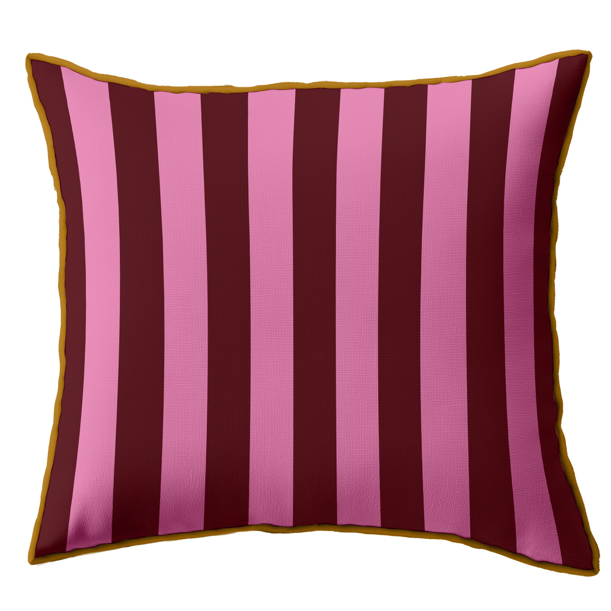 Burgundy & Pink Stripe | Cushions