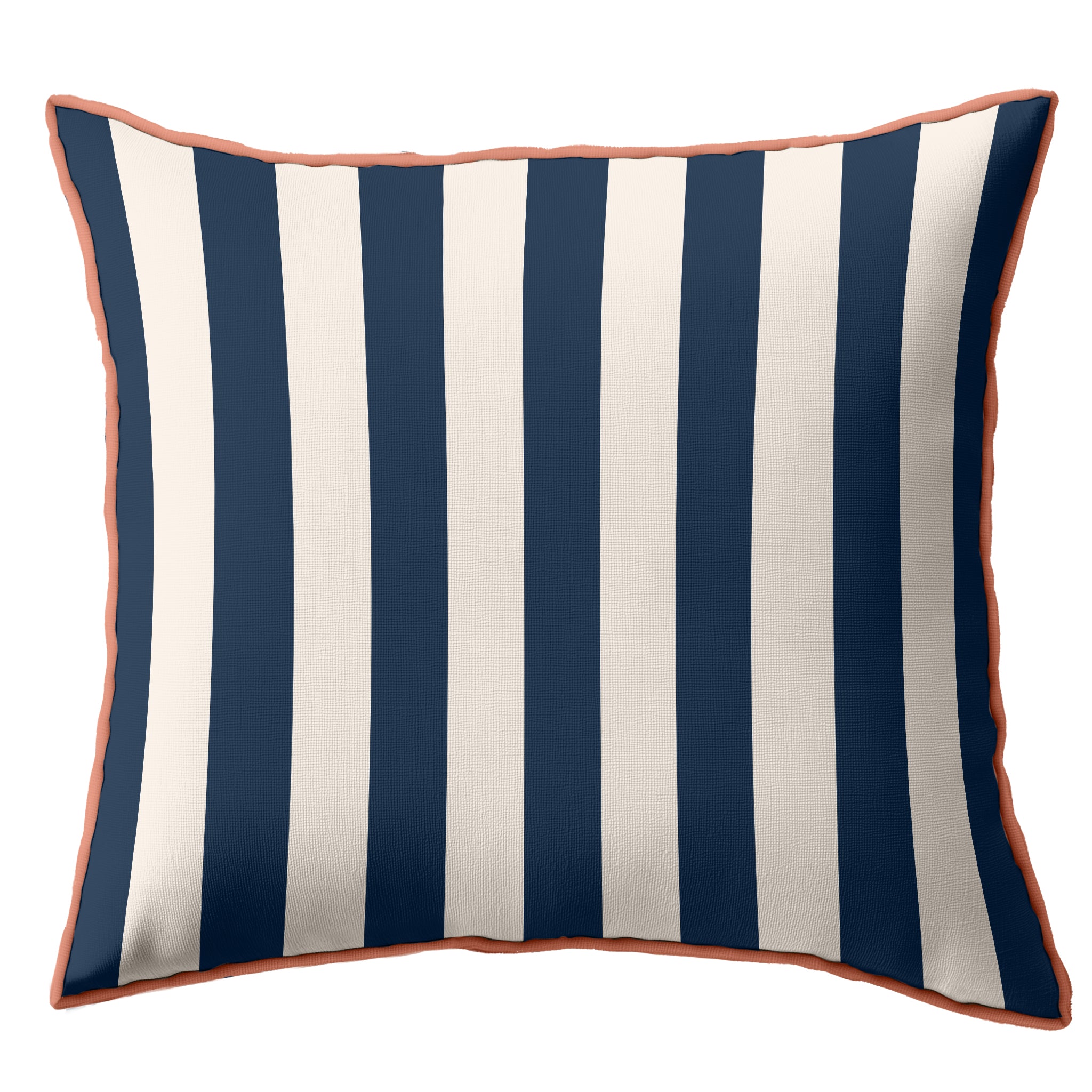 Dark Blue & Cream Stripe | Cushions