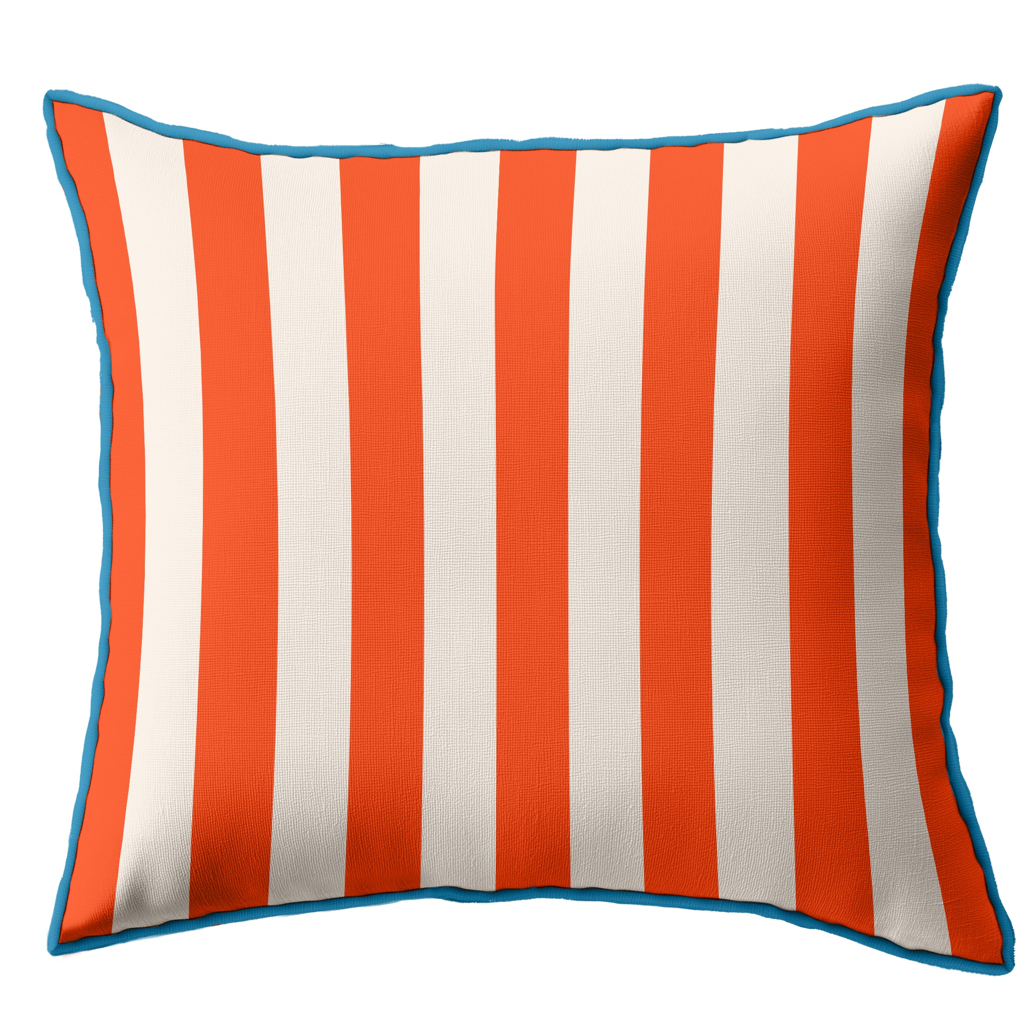 Orange & Cream Stripe | Cushions