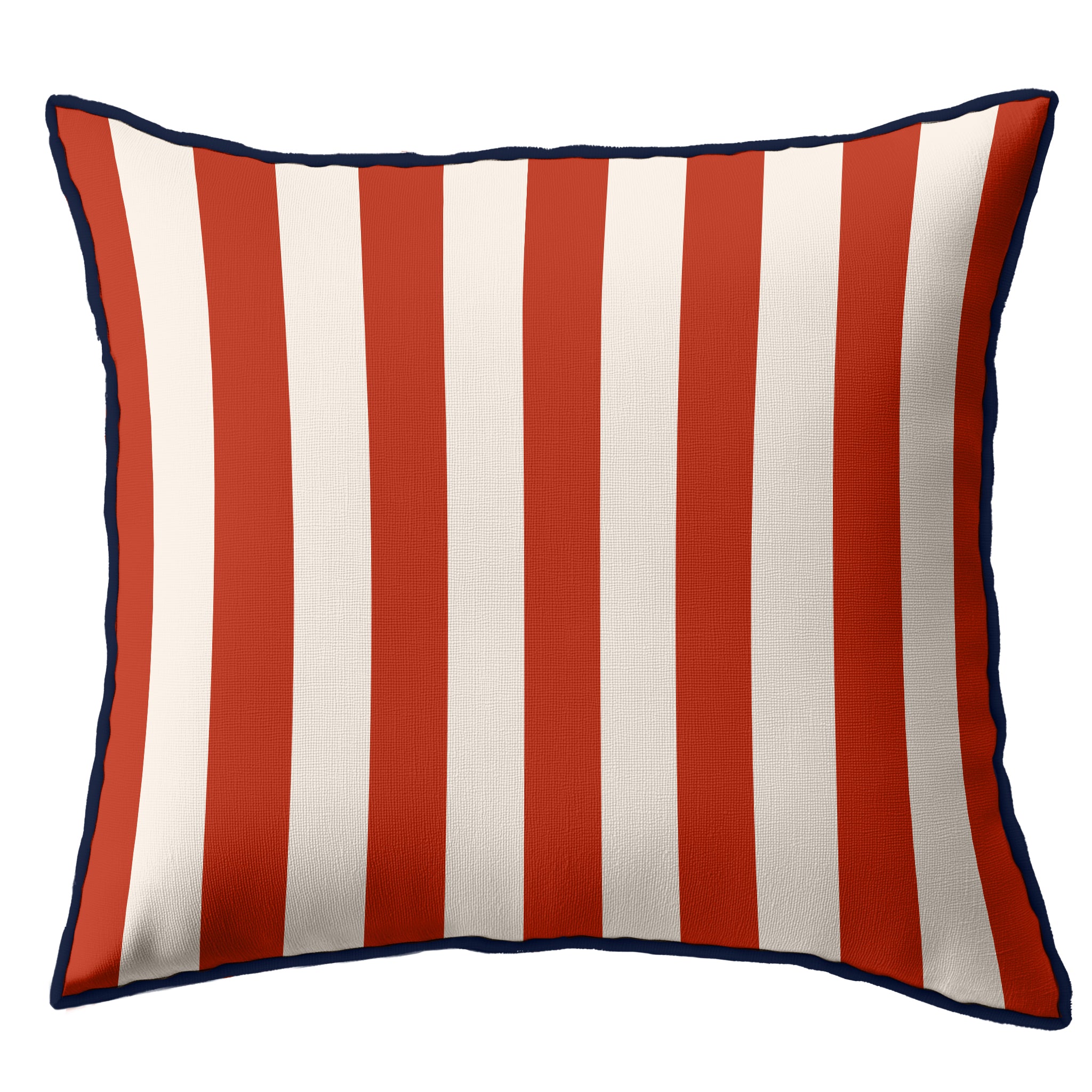 Red & Cream Stripe | Cushions