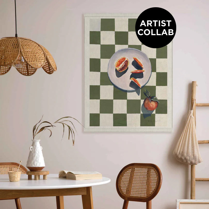 Kalm Living Blood Oranges | Wall Hanging