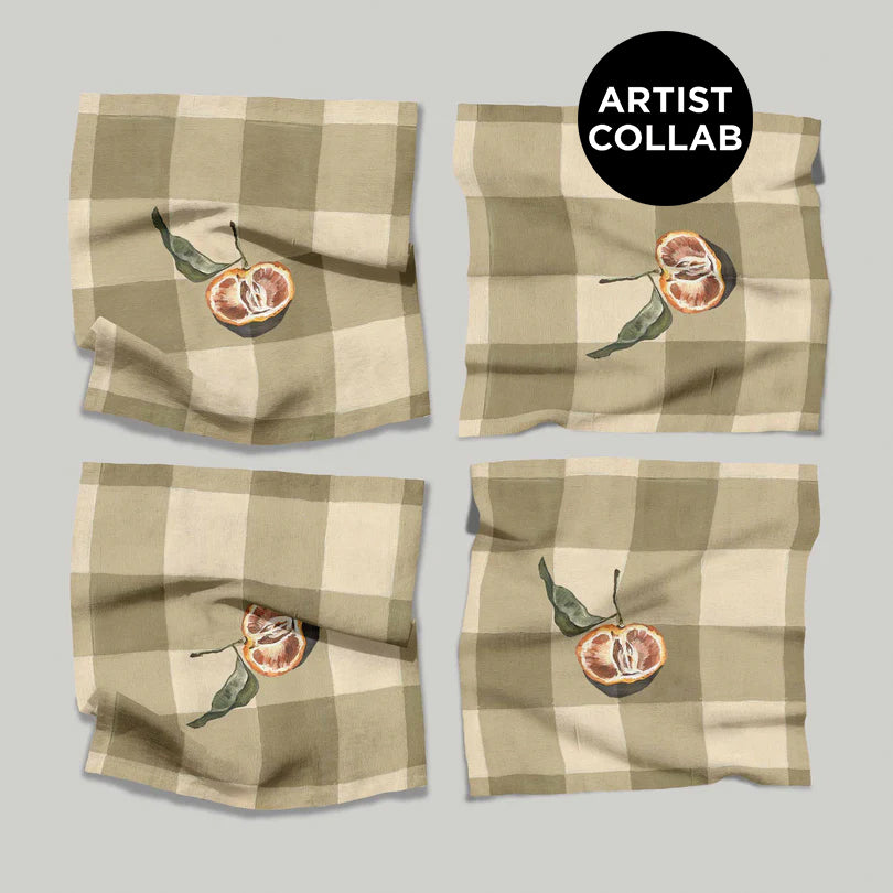Kalm Living Oranges | Napkins