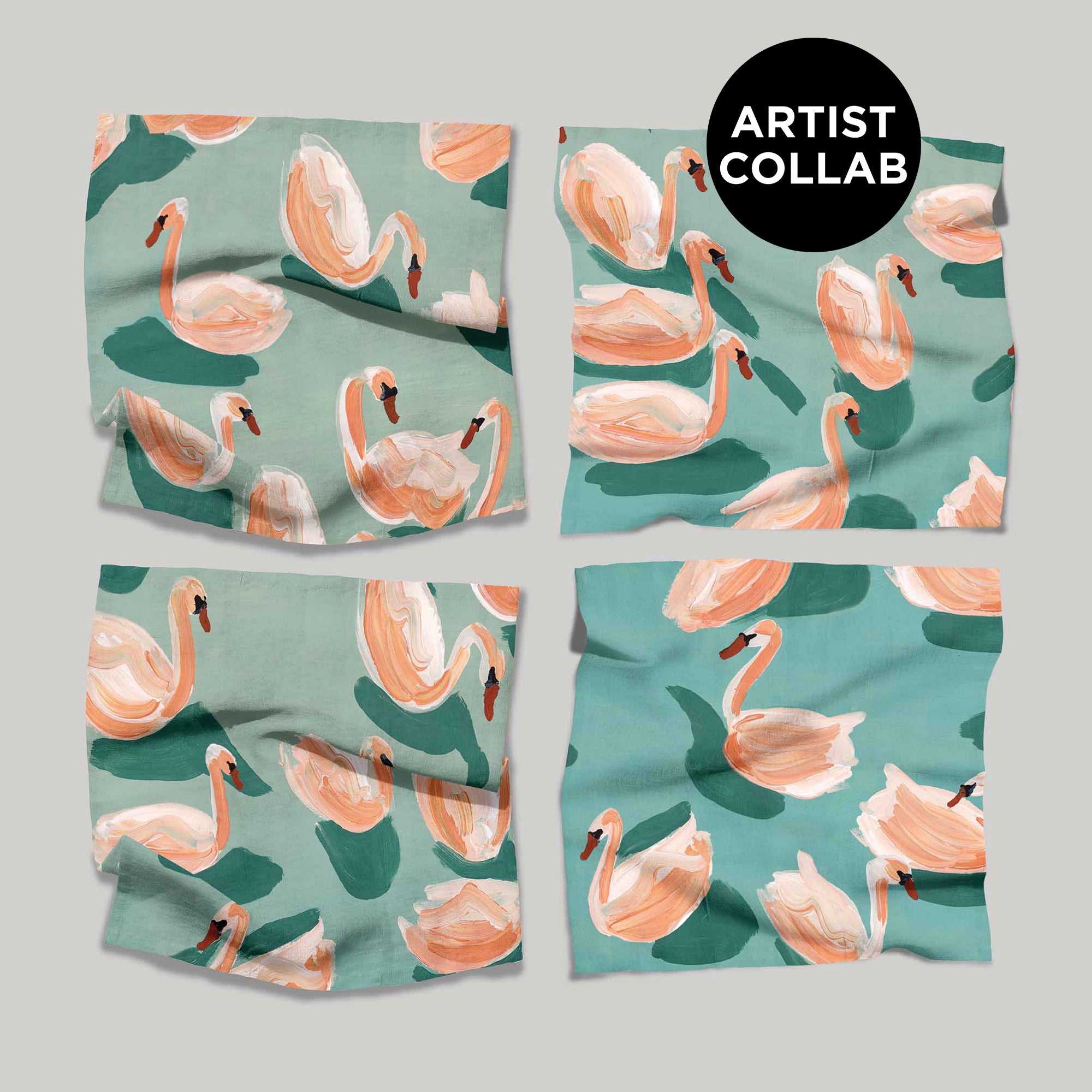 Lara Frances Swan Shadows | Napkins