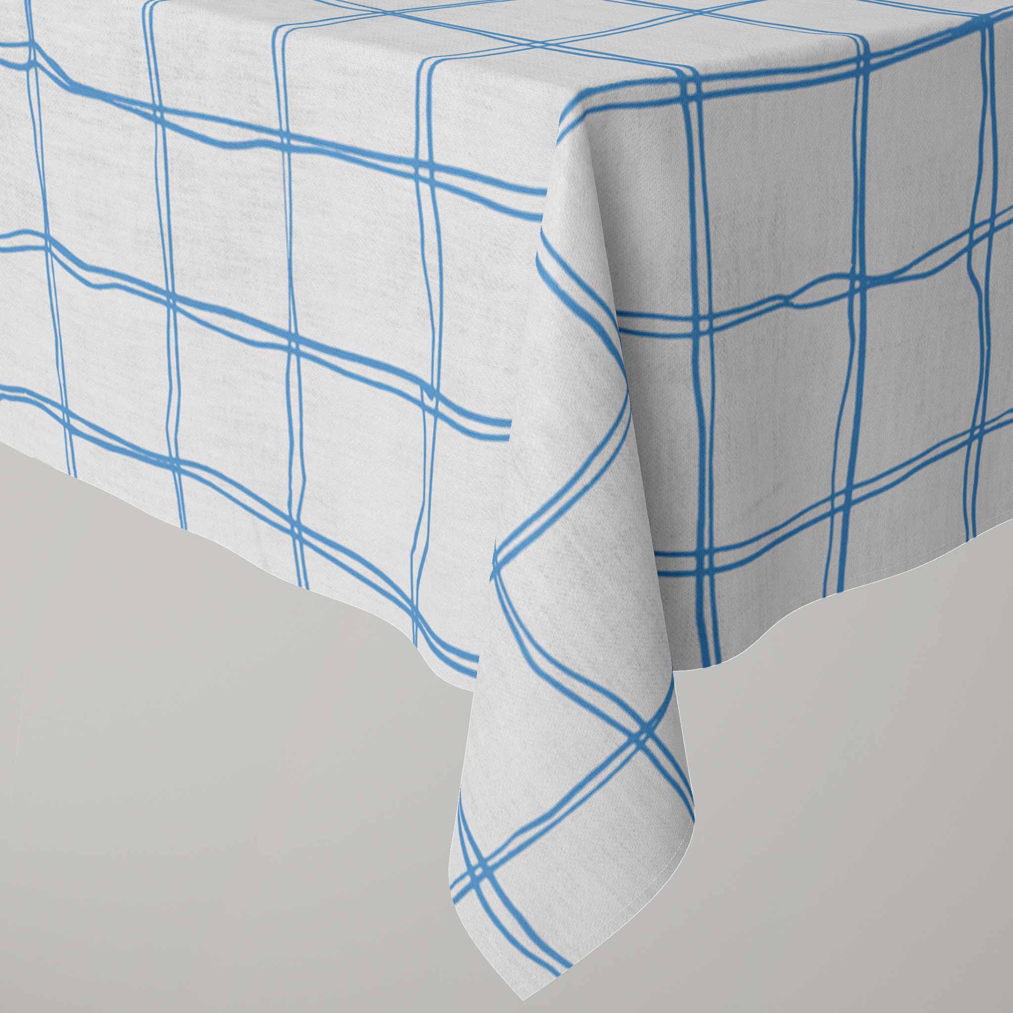 Blue and White Check | Tablecloth