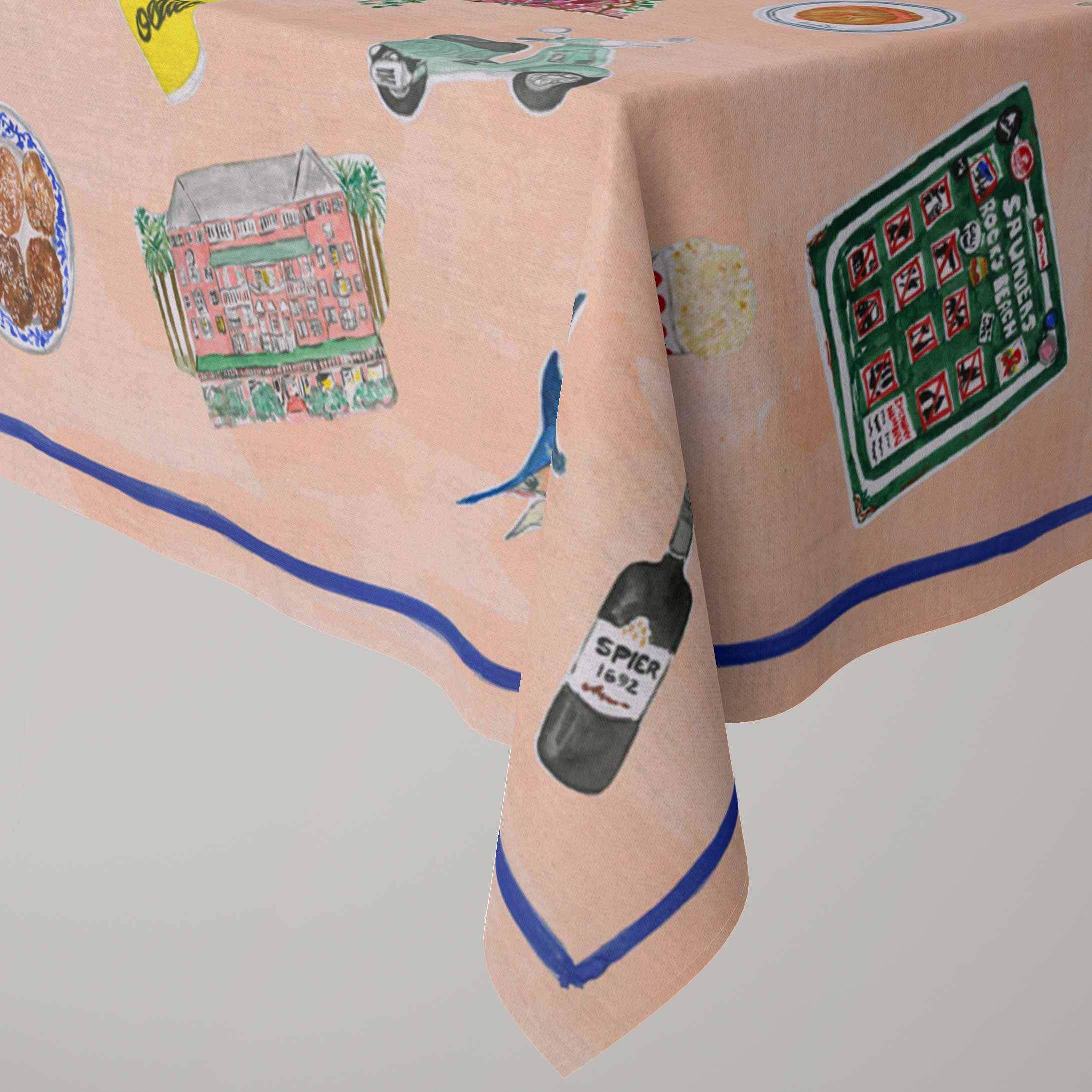 My Mother City in Full Color | Tablecloth