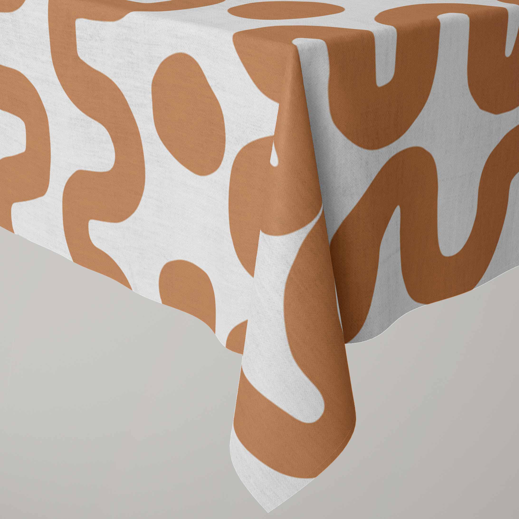 Dot Dot Dash Caramel | Tablecloth