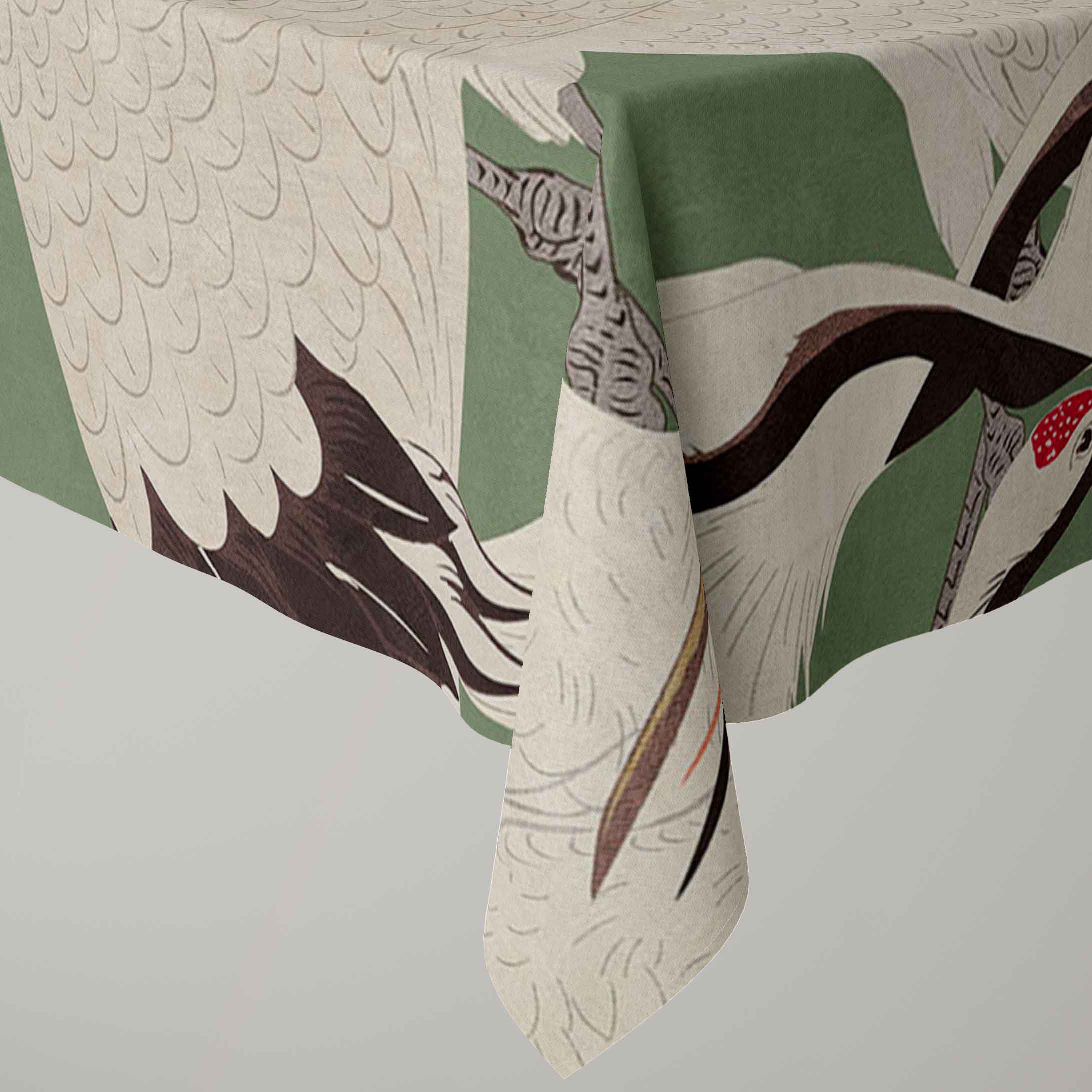 Here and There in Green | Tablecloth