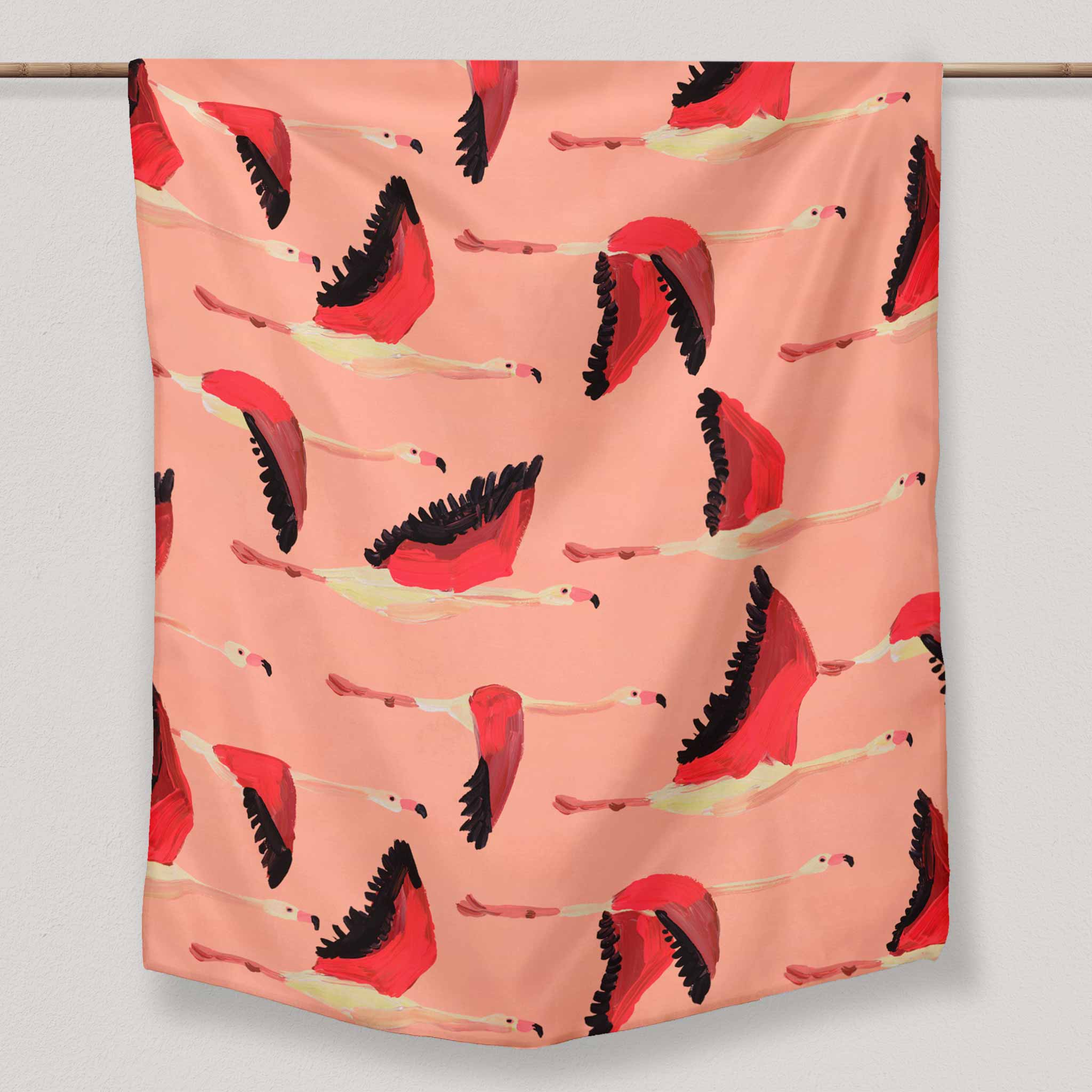 Lara Frances Flamingo Fly-by | Tablecloth
