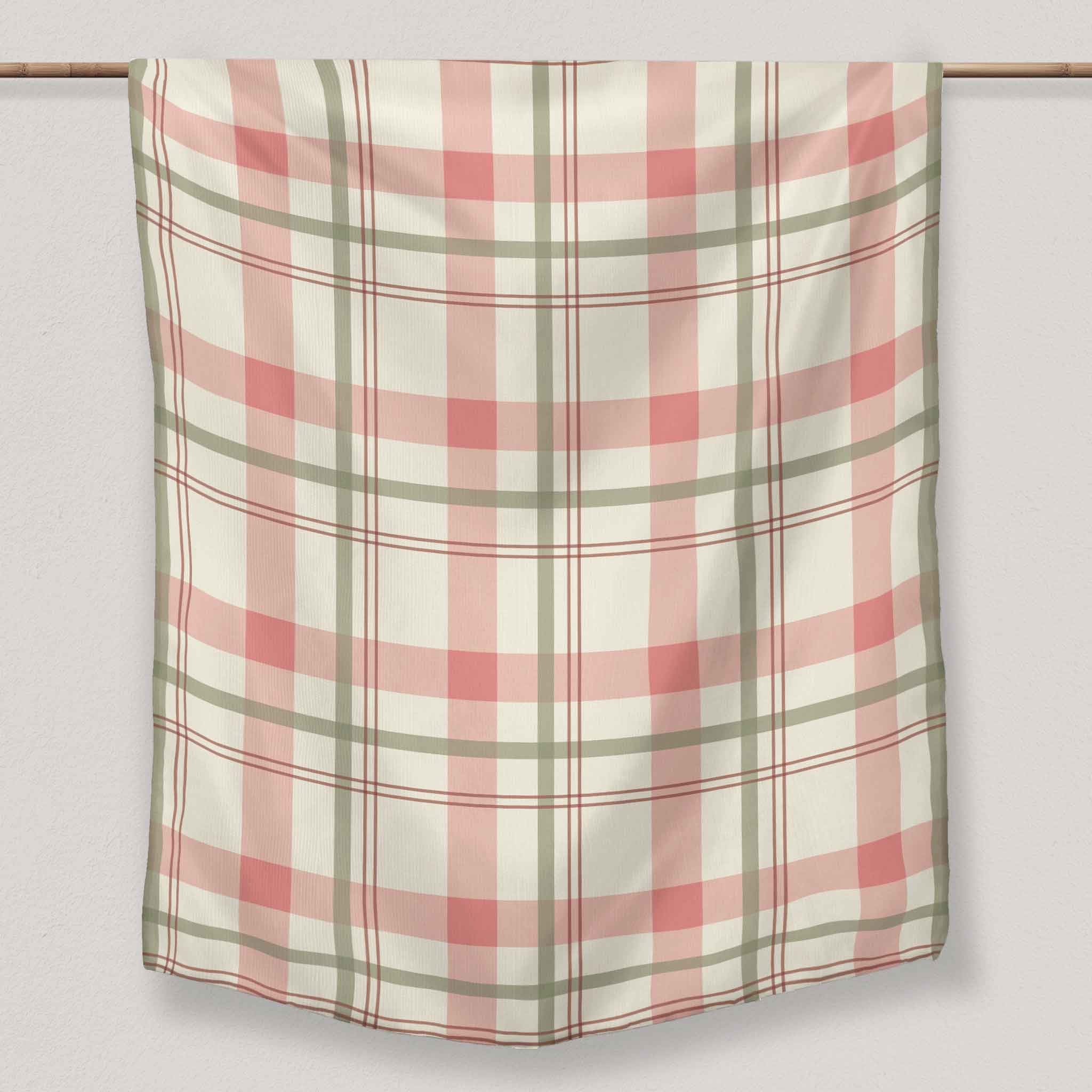 Pink Plaid | Tablecloth