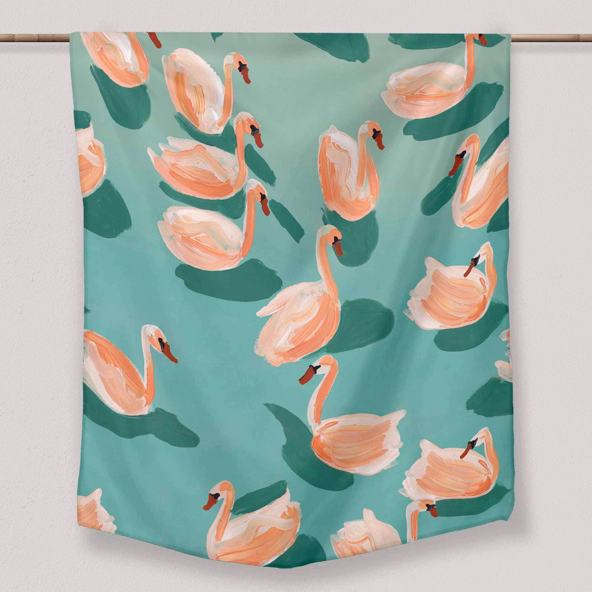 Lara Frances Swan Shadows | Tablecloth