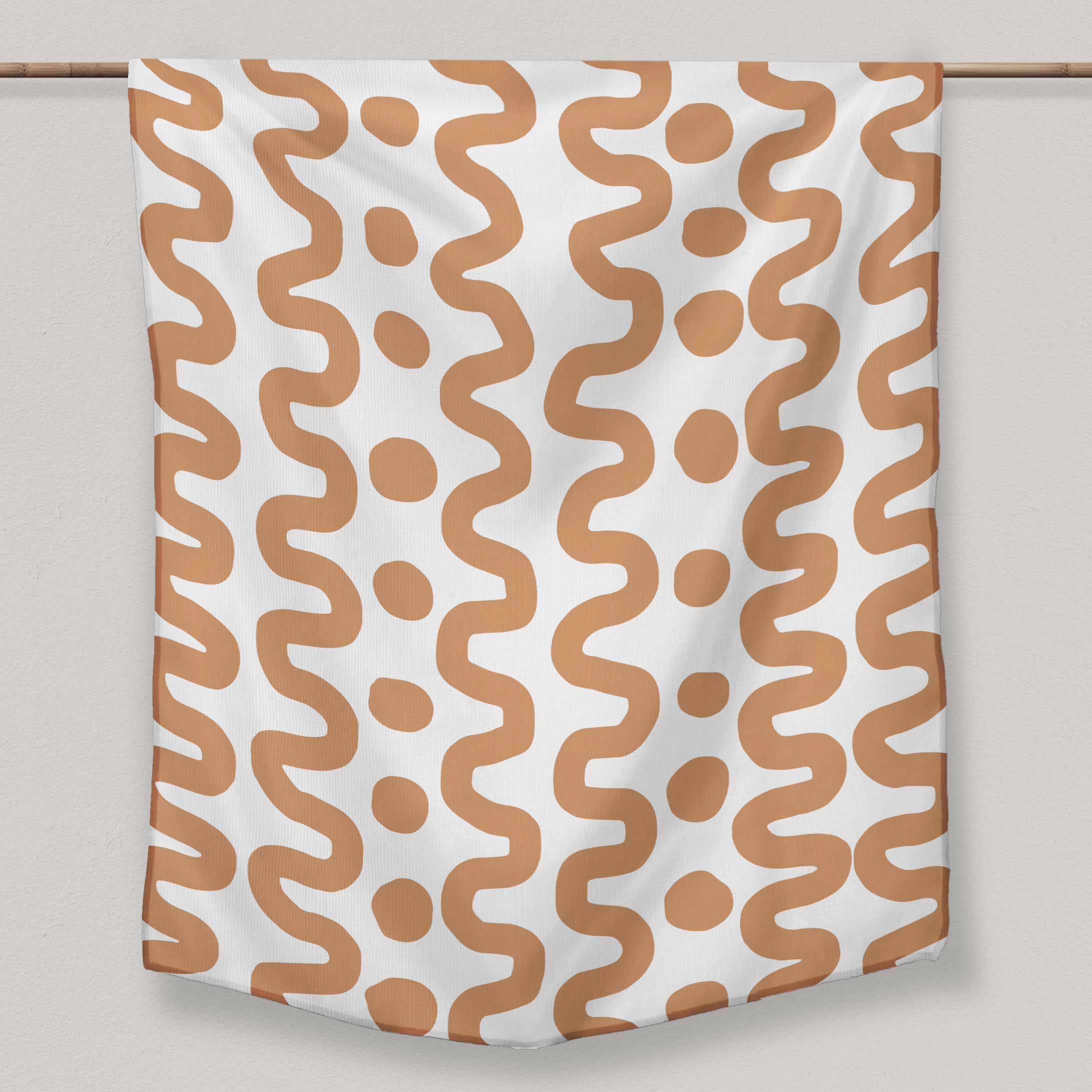 Dot Dot Dash Caramel | Tablecloth