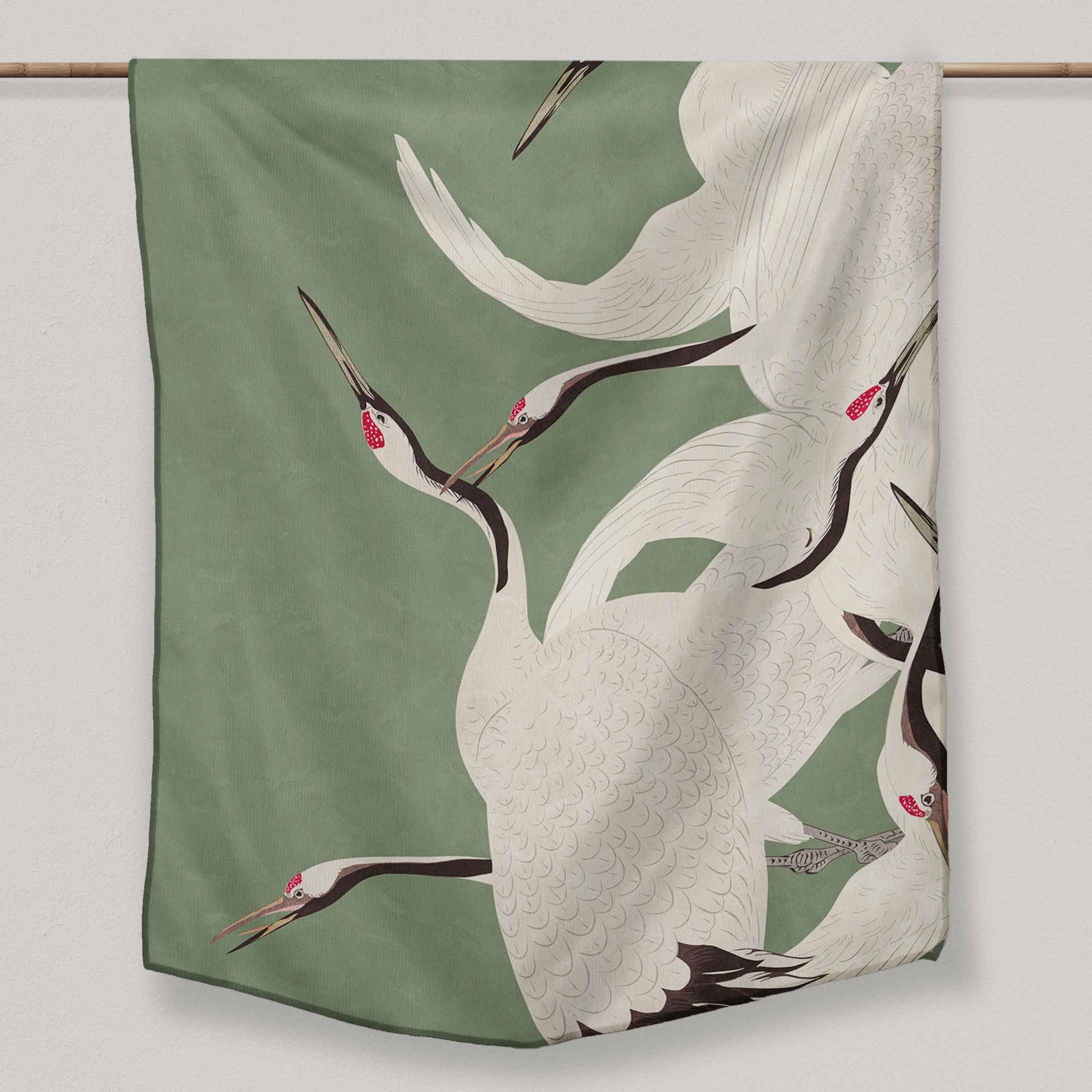 Here and There in Green | Tablecloth
