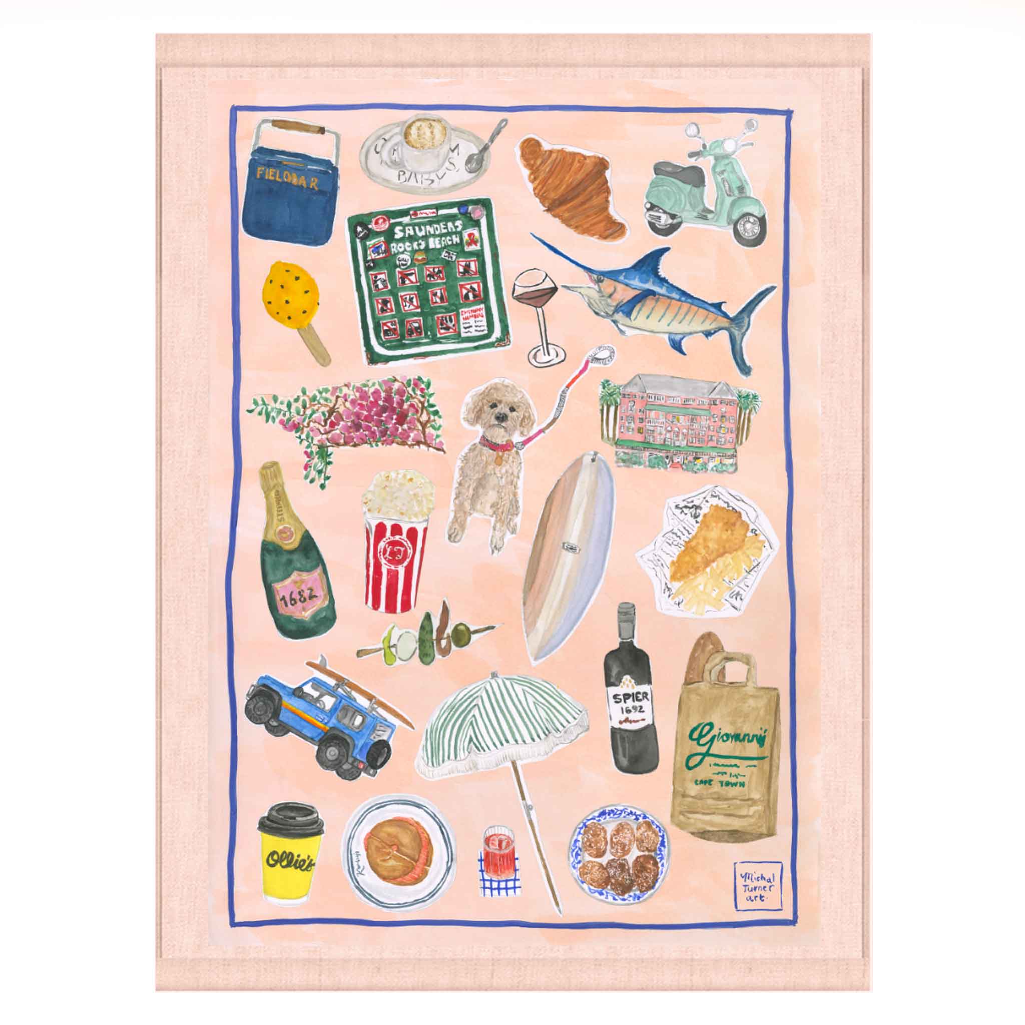 My Mother City in Full Colour | Wall Hanging