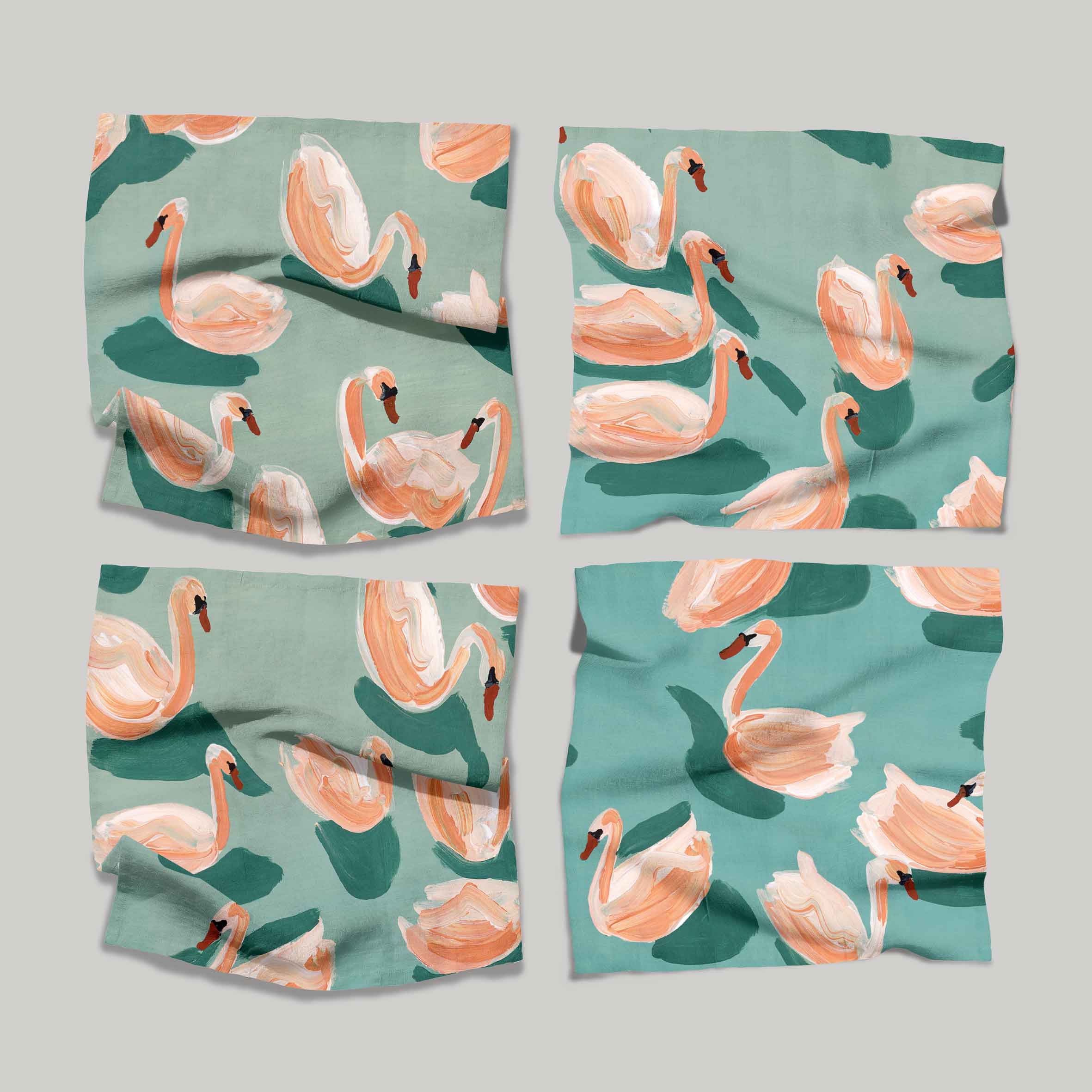 Lara Frances Swan Shadows | Napkins