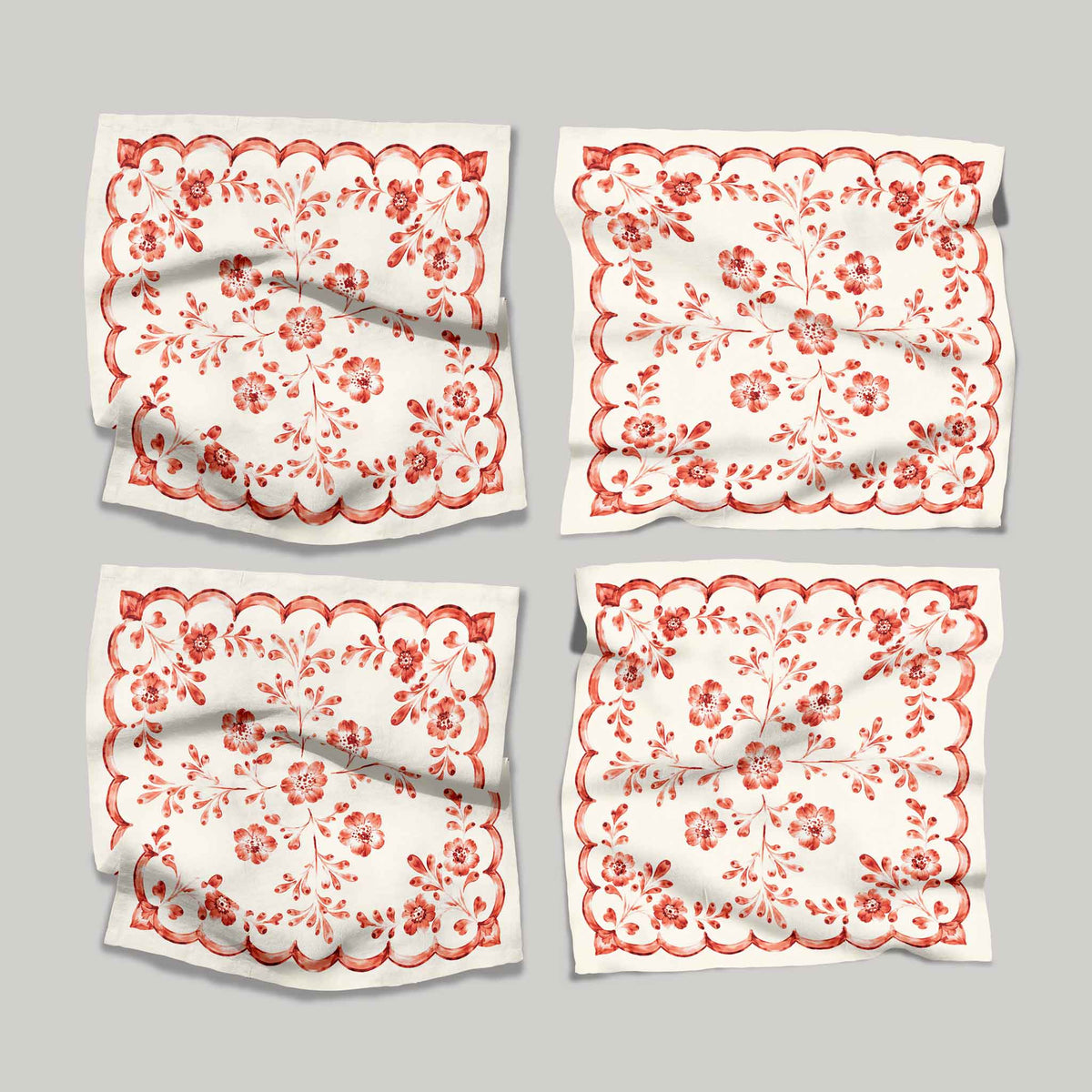 Flores Red | Napkins