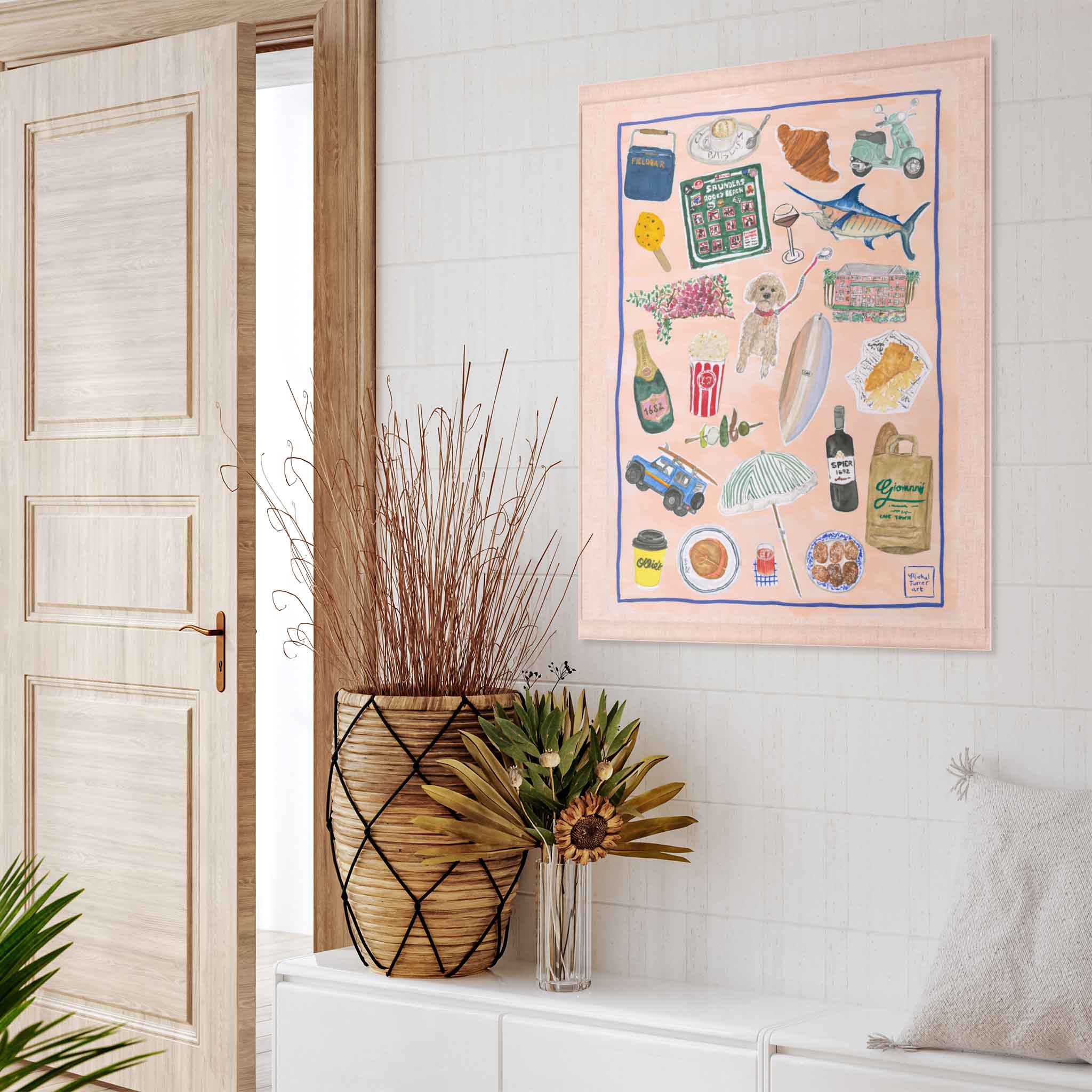 My Mother City in Full Colour | Wall Hanging