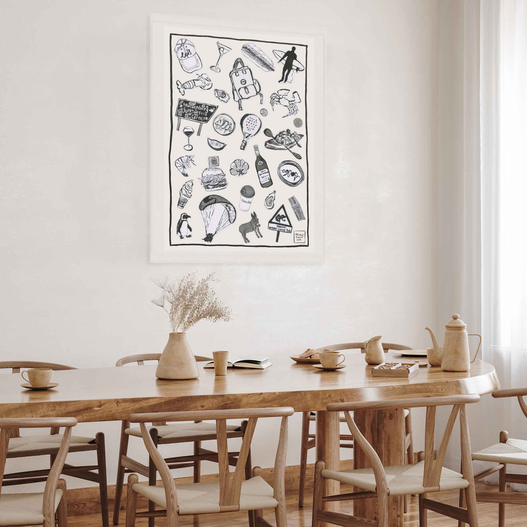 My Mother City Monotone | Wall Hanging