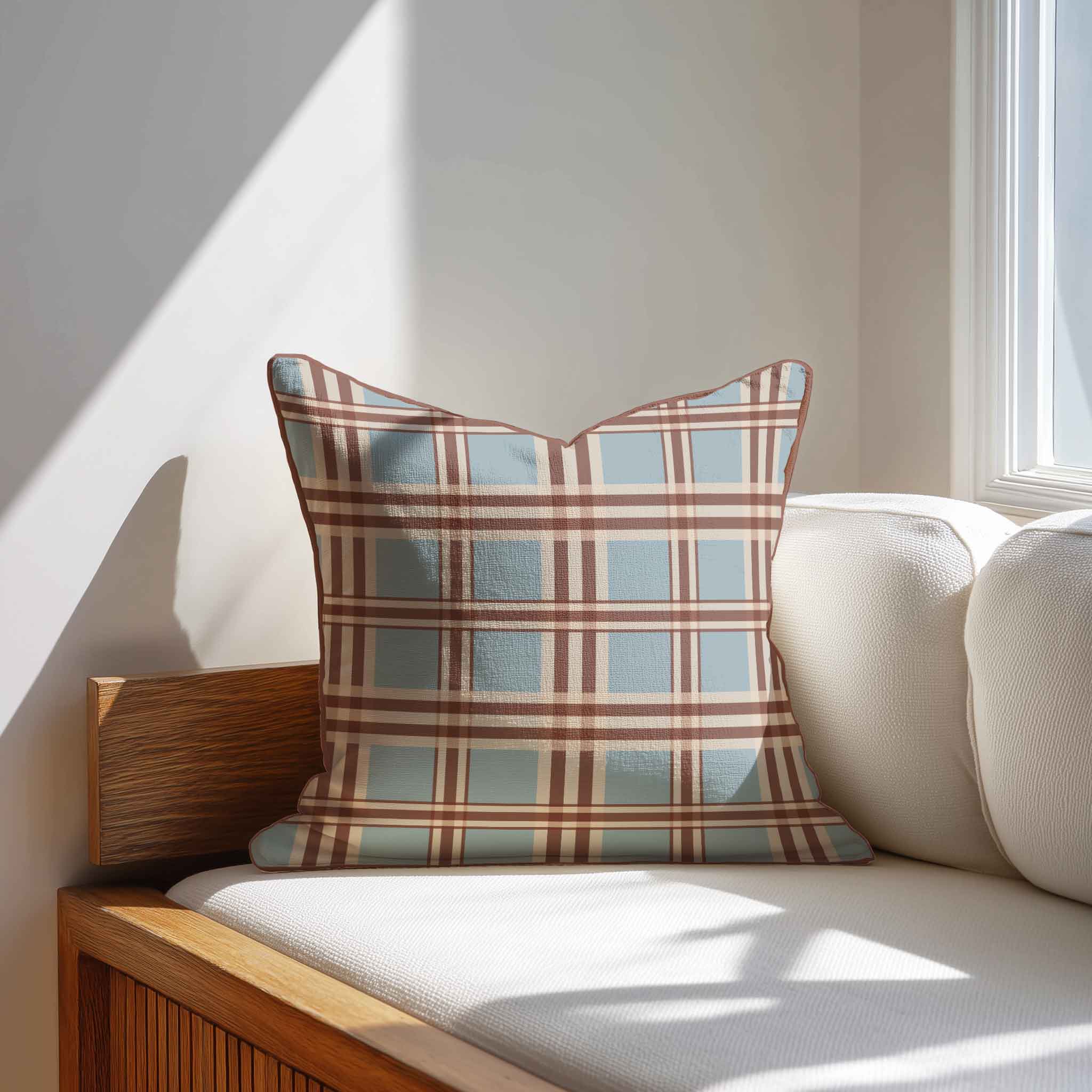 Blue Plaid | Cushions