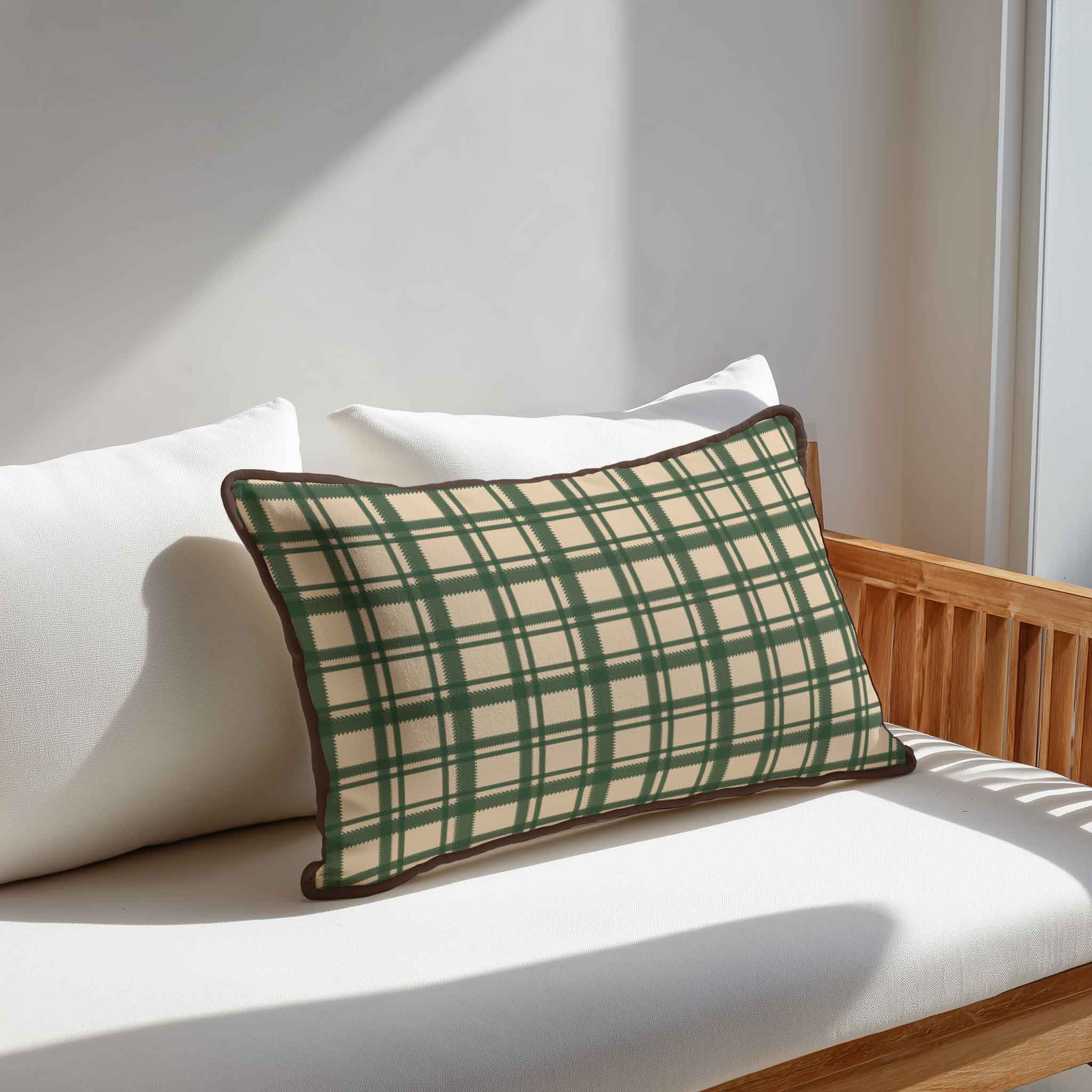 Green Plaid | Cushions