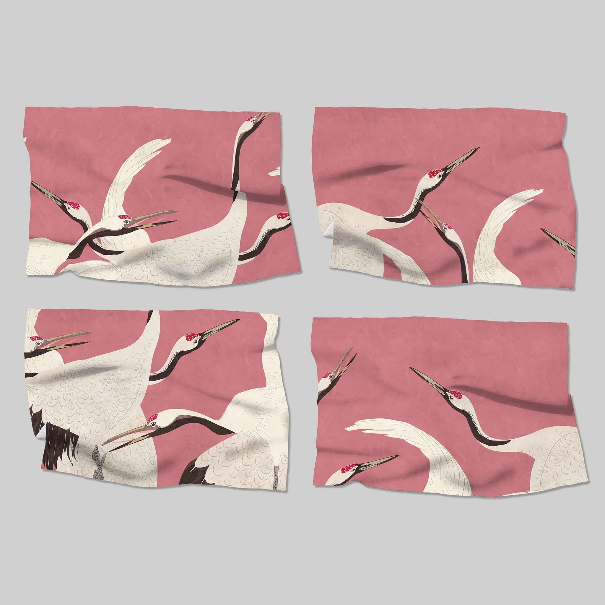 Here and There Pink | Placemats