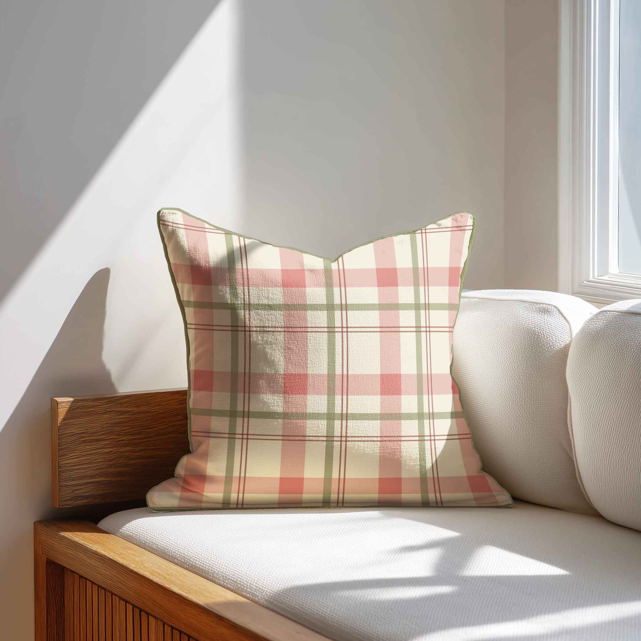 Pink Plaid | Cushions