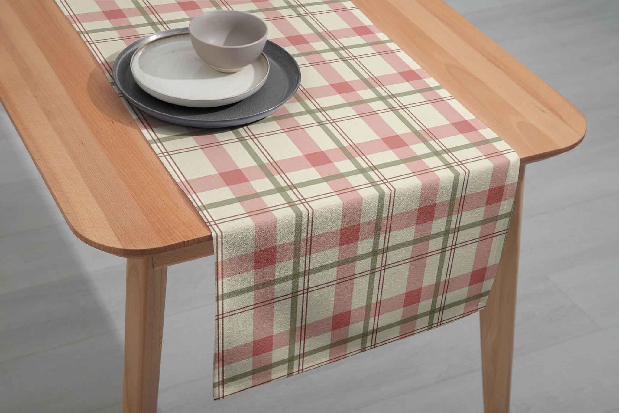 Pink Plaid | Table Runner