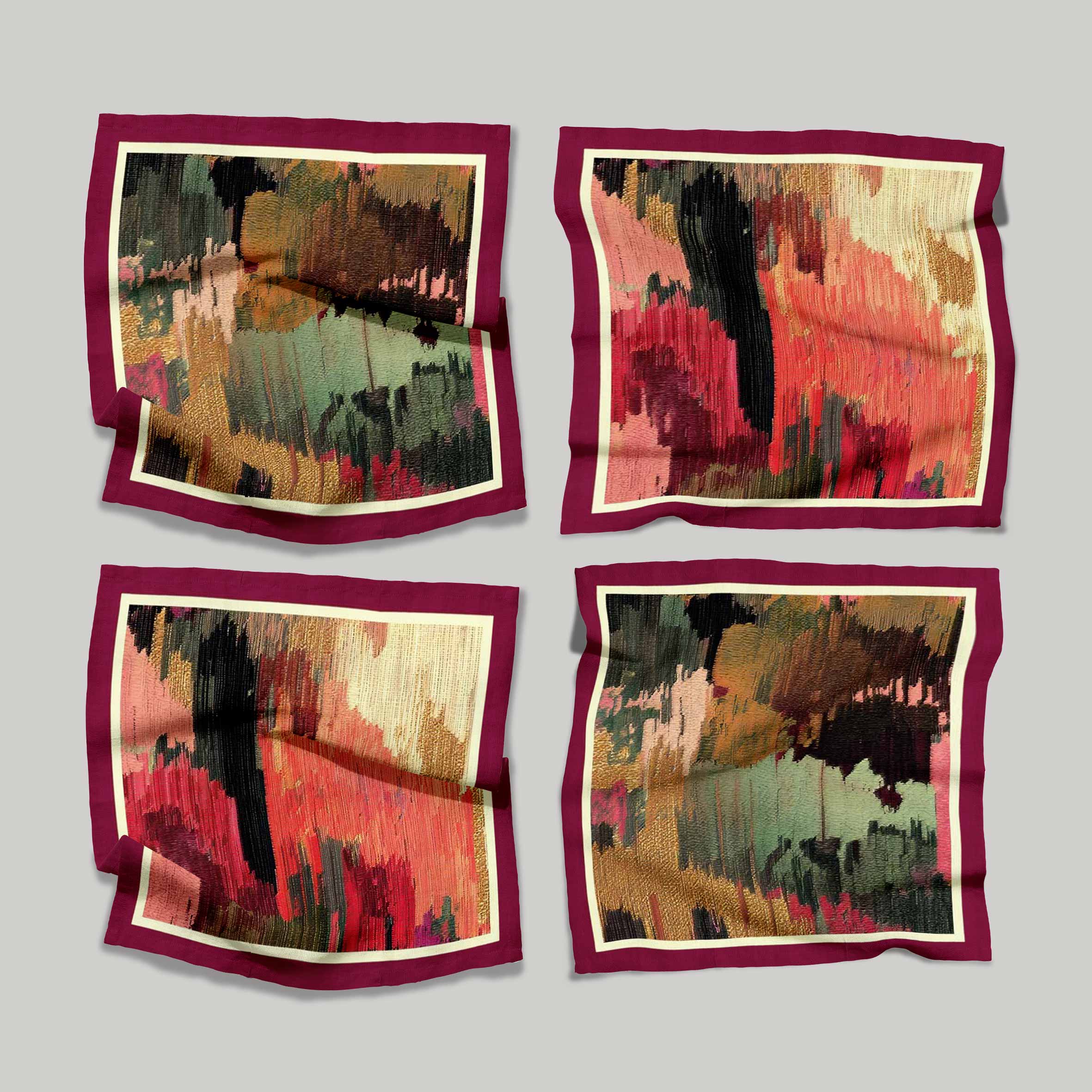 Karen - Burgundy | Napkins