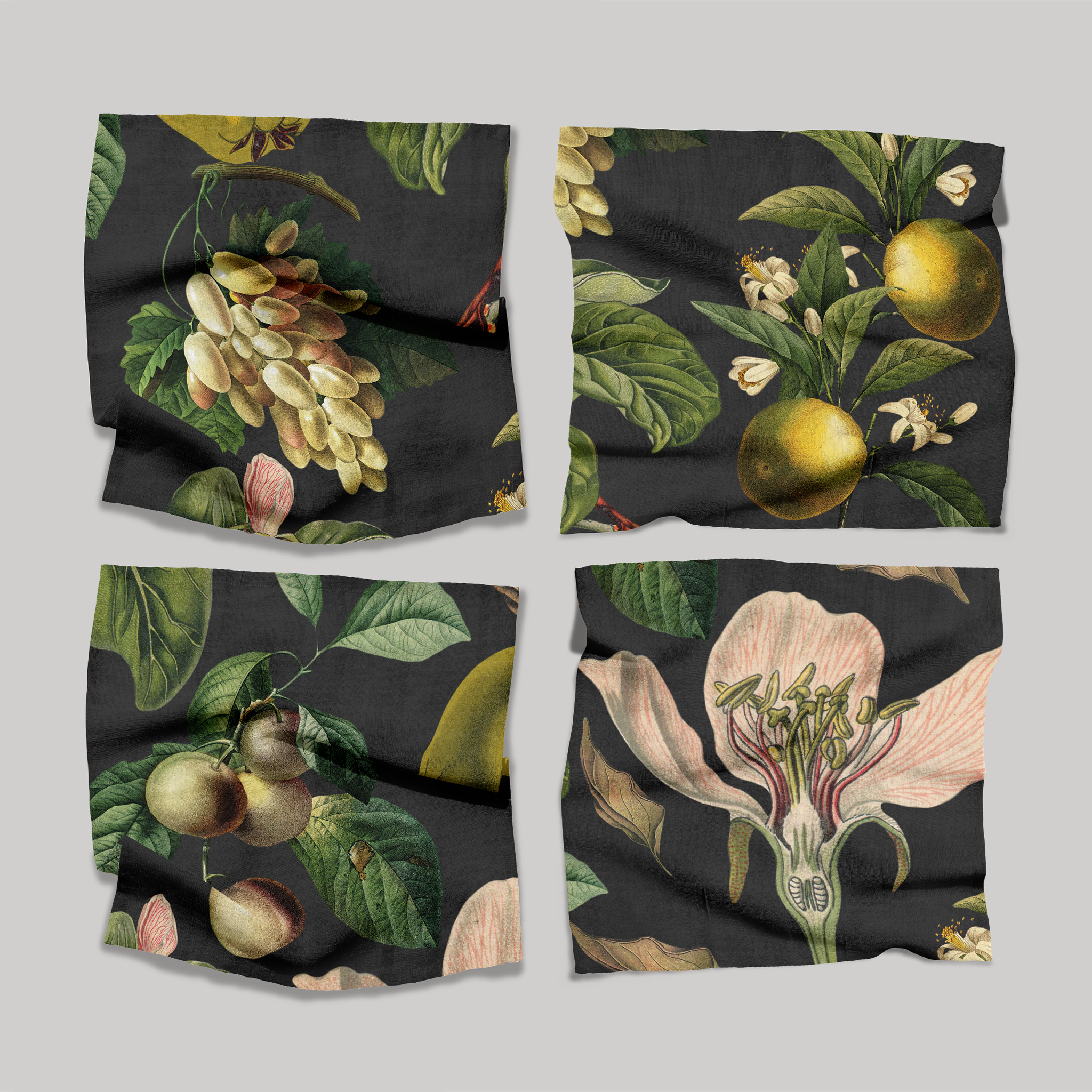 After The Rain in Black | Napkins