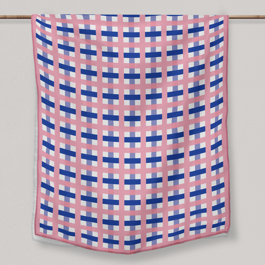 Pink & Blue Checks | Tablecloth